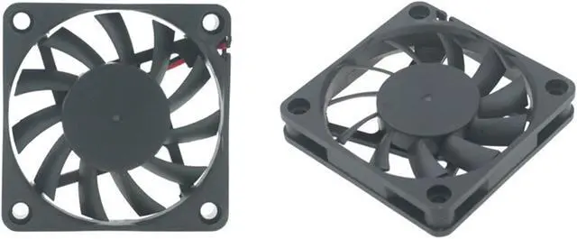 Alt view image 3 of 5 - Weastlinks 2PCS DC 5V 12V USB Fan 6cm 60mm 6010 60x60x10mm Ultrathin Brushless Axial Cooling Fan 6010 Fan 2510 3Pin USB Fan Grill Net