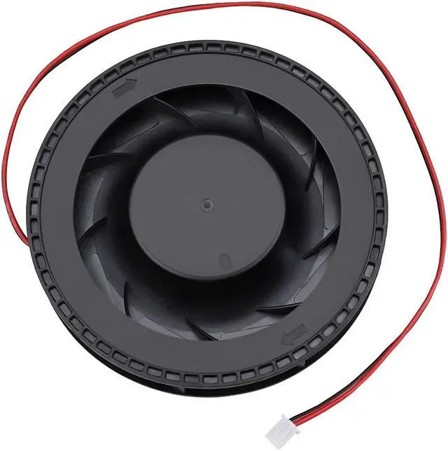 Alt view image 3 of 5 - Weastlinks DC 12V Centrifugal Fan 10cm 100mm 10025 100x100x25mm Dual Ball Bearing Centrifugal Fan Car Air Purifier Cooling Fan 10025 Fan
