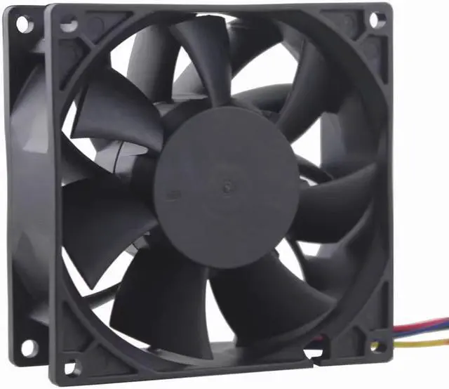 Alt view image 5 of 5 - Weastlinks DC 12V 24V Fan 8cm 80mm 8038 80x80x38mm High-speed Dual Ball Cooling Fan 8038 Fan 4Pin Fan Grill Net