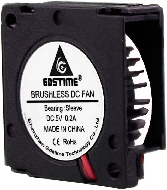 Alt view image 3 of 4 - Weastlinks 2Pcs 3010 DC 5V 12V 24V  Blower Fan 30x30x10mm Miniature Ultra-Thin Blower 3D Printer Fan 30MM Cooler Cooling Fan Blower Fan
