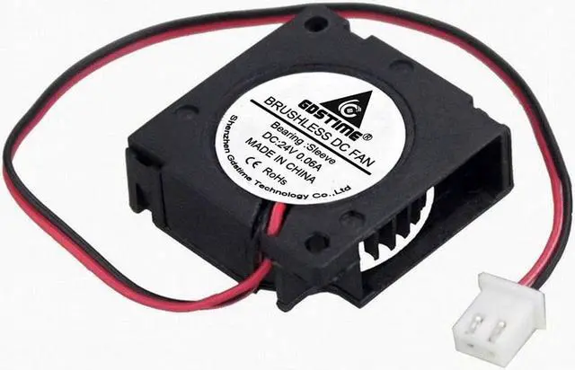 Alt view image 2 of 4 - Weastlinks 2Pcs 3010 DC 5V 12V 24V  Blower Fan 30x30x10mm Miniature Ultra-Thin Blower 3D Printer Fan 30MM Cooler Cooling Fan Blower Fan