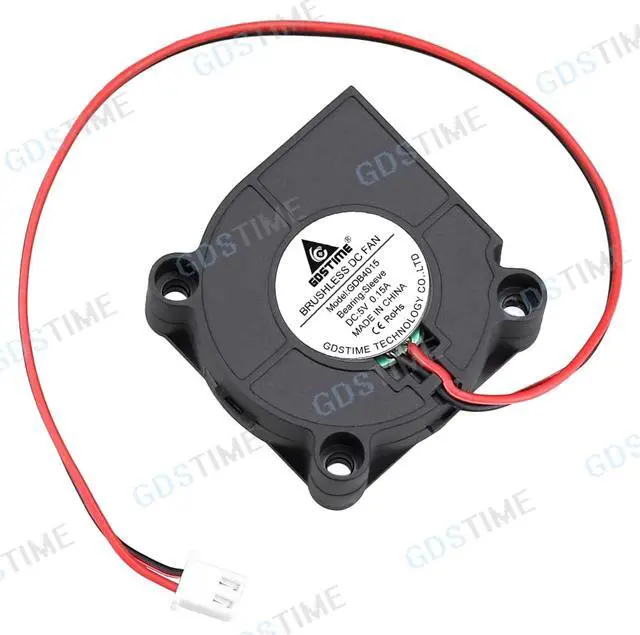 Alt view image 2 of 4 - Weastlinks 4015 DC Blower Fan 5V 12V 24V 40x40x15mm Miniature Ultra-Thin Brushless Blower Fan 40MM Cooler Cooling Fan Blower Fan