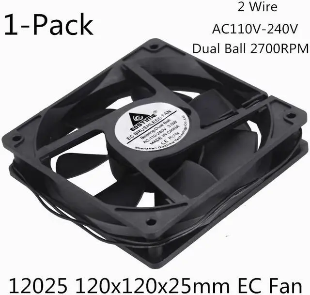 Main image of Weastlinks 1Pcs EC Axial Fan 120mm PC Dual Ball Brushless Fan Cooler AC 110V 120V 220V 230V 240V Computer Case EC Fan 12025 12038