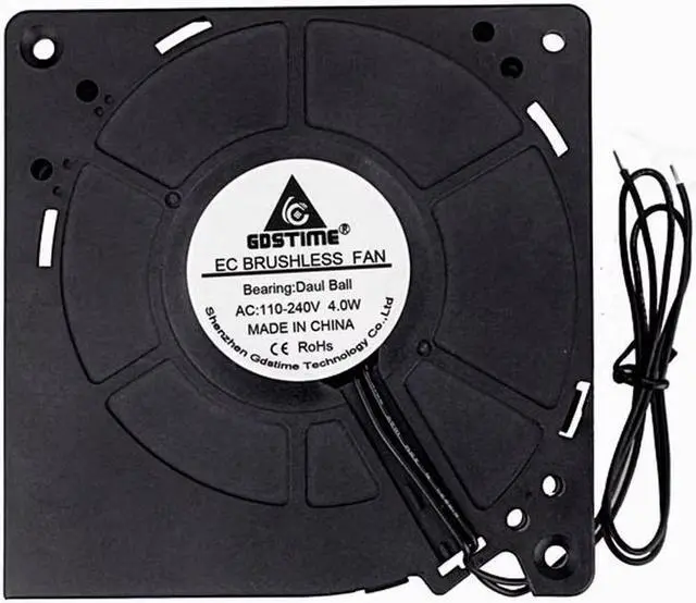 Alt view image 3 of 4 - Weastlinks 1Pcs EC Axial Fan 120mm PC Dual Ball Brushless EC Blower Fan Cooler AC 110V 120V 220V 230V 240V Computer Case EC Blower Fan