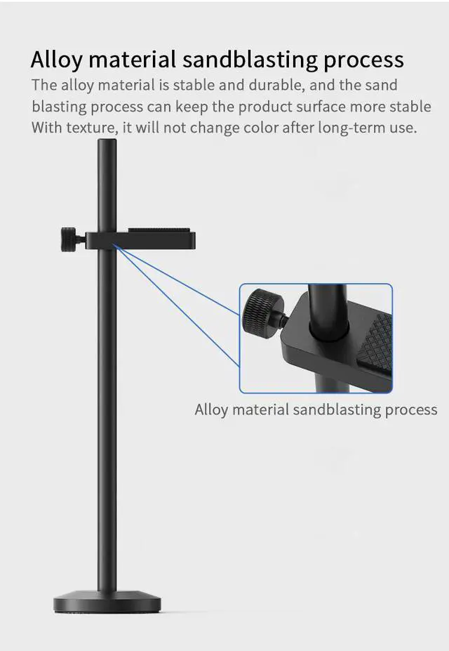 Alt view image 3 of 7 - Weastlinks VC-1 Aluminum Alloy Graphics Video Stand GPU Support Jack Desktop PC Case Bracket Cooling Kit Video Cards Holder