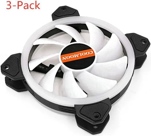 Main image of Weastlinks 4Pin Auto RGB Fan 12cm Dual Aperture Aurora Automatic Color-changing Quiet Desktop 120mm RGB Fan Quiet Computer Case Fan