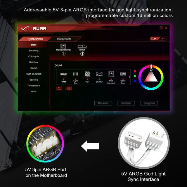 Alt view image 4 of 7 - Weastlinks AS1 12cm CPU Cooling Fan 120mm RGB Ventilador Cooler Adjust Speed LED For Computer PC Case Chassis DIY Adjust Cooler Fans