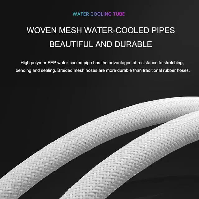 Alt view image 4 of 7 - Weastlinks 5V 3Pin ARGB Water Cooling for LGA1700/115X/2011/AM4 240mm Diamond Style AIO CPU Cooler Liquid Ventilador PWM Radiator