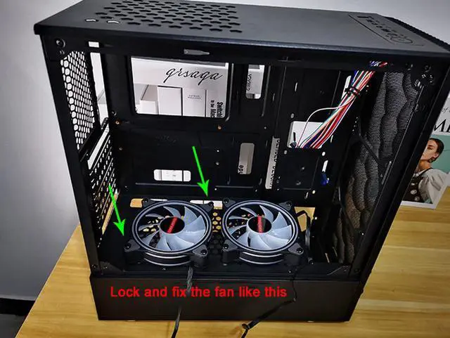 Alt view image 3 of 5 - Weastlinks Computer Case Fan Water Cooled Long Screw M5 Flat Head Self Tapping Short Screw 30mm For Case Power Supply Bin