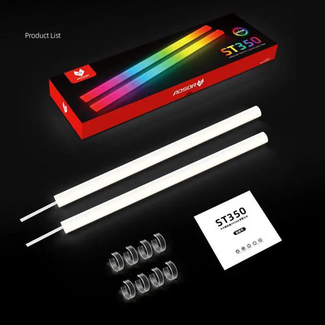 Alt view image 7 of 7 - Weastlinks Hose Pipe Aura Sync Luminous Sleeve Silicone Water Cooling Raditor Tube 5V 3PIN ARGB 4PIN Computer Case Decoration
