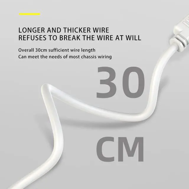 Alt view image 7 of 7 - Weastlinks Motherboard 5V 3PIN ARGB Extension Cable Adapter 1 to 2 3 4 RGB Splitter Cable for MSI ASUS ASRock GIGABYTE AURA SYNC