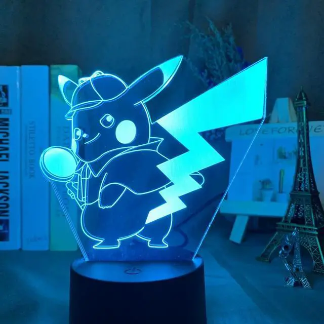 Main image of Weastlinks Cute Pokemon Vaporeon Anime Figures 3D Led Night Light Model Toys Children Bed Room Decor Birthday Gift Christmas Gifts for Kids