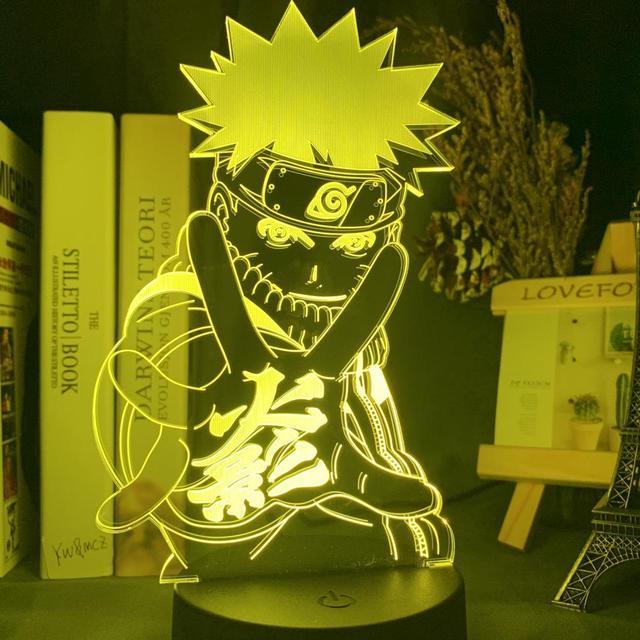 Weastlinks 16 Colors Naruto Uzumaki LED Night Light Toys Akatsuki