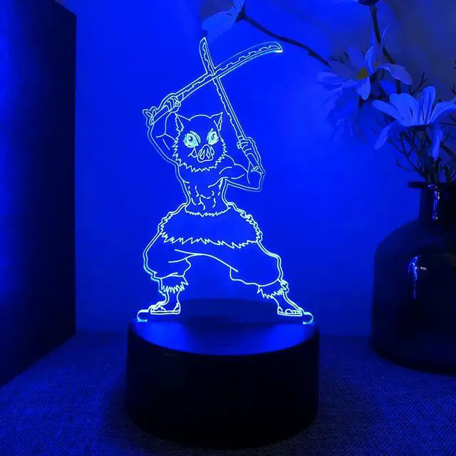 Main image of Weastlinks Demon Slayer Kimetsu No Yaiba Nezuko Rengoku Zenitsu Tanjiro 3d Led Lamp Bedroom Manga Anime Figure Night Lights Children Gift