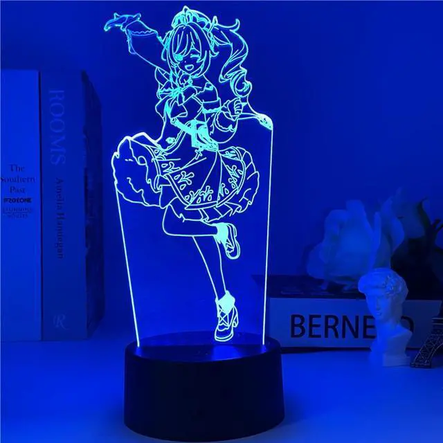 Main image of Weastlinks Genshin Impact 3D Night Light 3D Illusion Anime Lamp for Bedroom Decor LED Light Atmosphere Bedside Night Lamps Genshin Kids Gift