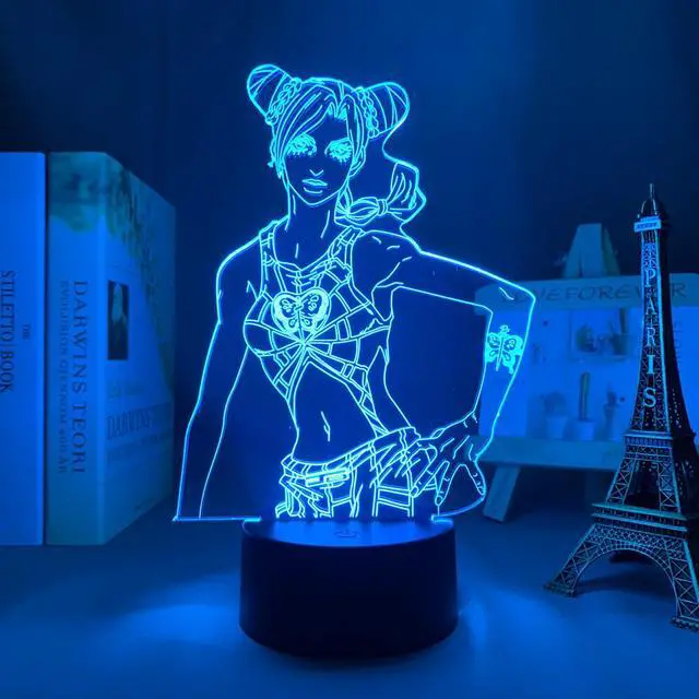 Main image of Weastlinks 3D Lamp Anime JoJo Bizarre Adventure for Bedroom Decor Light Birthday Gift Manga Jojo Figure Led Night Light Jotaro Kujo