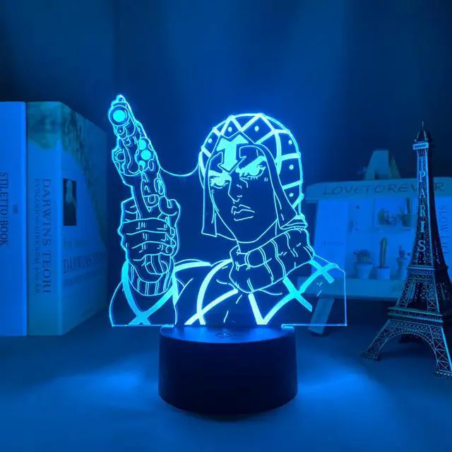 Main image of Weastlinks 3D Lamp Anime JoJo Bizarre Adventure for Bedroom Decor Light Birthday Gift Manga Jojo Figure Led Night Light Jotaro Kujo