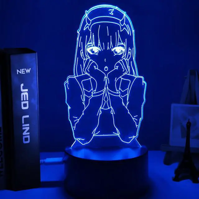 Main image of Weastlinks Anime Zero Two 3d Lamp Figure Nightlight Kids Child Girls Manga Gift Night Light Lamp Darling In The Franxx