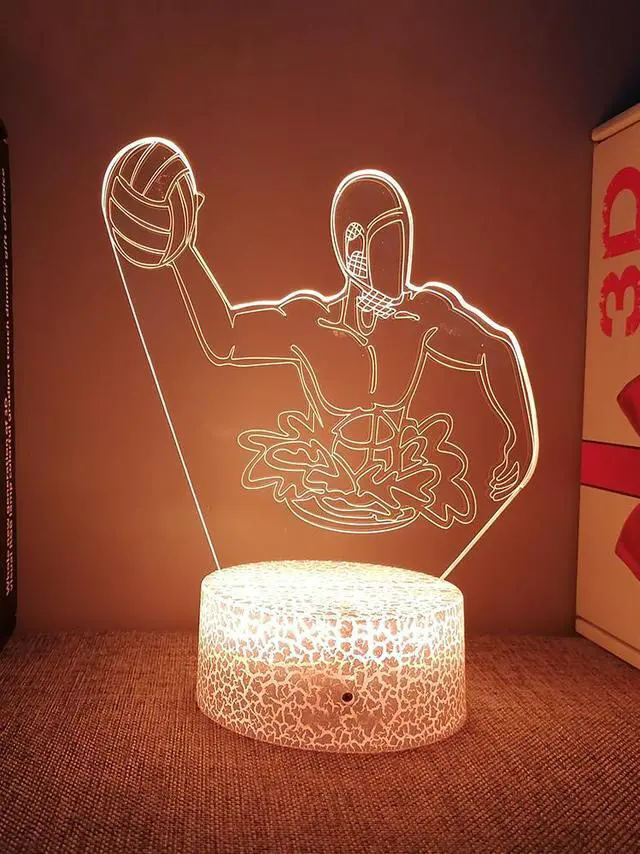 Main image of Weastlinks Football Basketball Baseball Ice Hockey 3d Led Lamp For Bedroom Rugby Field Hockey Night Lights DecorationChildren's Gift