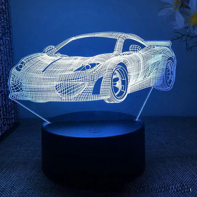 Main image of Weastlinks Formula 1 F1 Racing Car 3d Led Night Light For Bedroom Supercar Lava Lamp Children's Room Decor Birthday Gift For Boyfriend