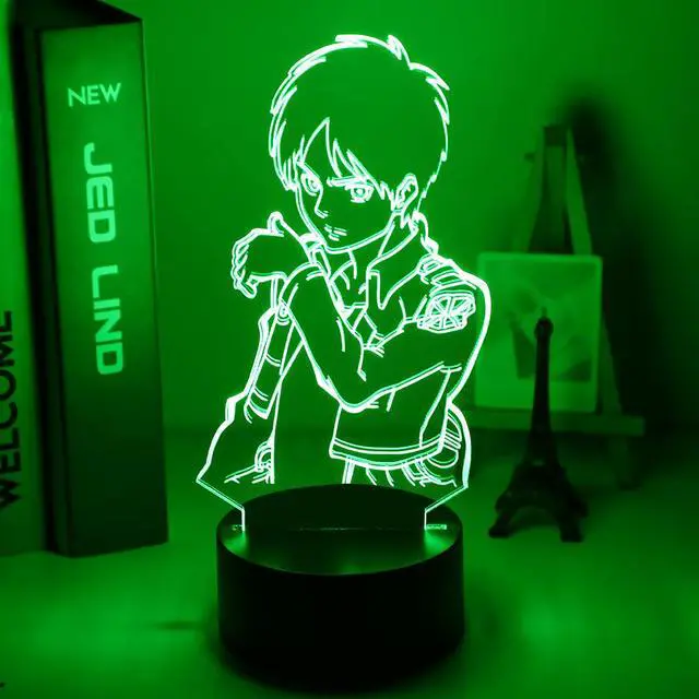 Main image of Weastlinks Attack on Titan Levi Ackerman Acrylic 3d Lamp Hange Zoe for Home Room Decor Light Child Gift Hange Zoe LED Night Light Anime