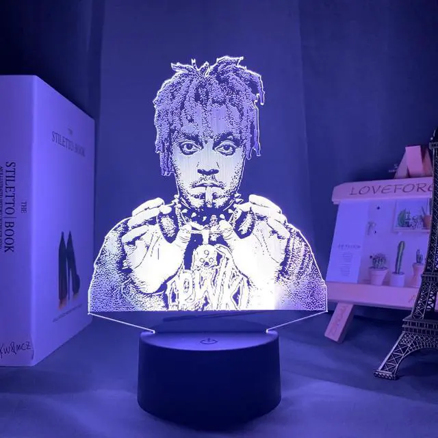 Main image of Weastlinks Juice WRLD 3d Lamp Led Night Light for Home Decoration Colorful Nightlight Gift for Fans Dropshipping Juice WRLD