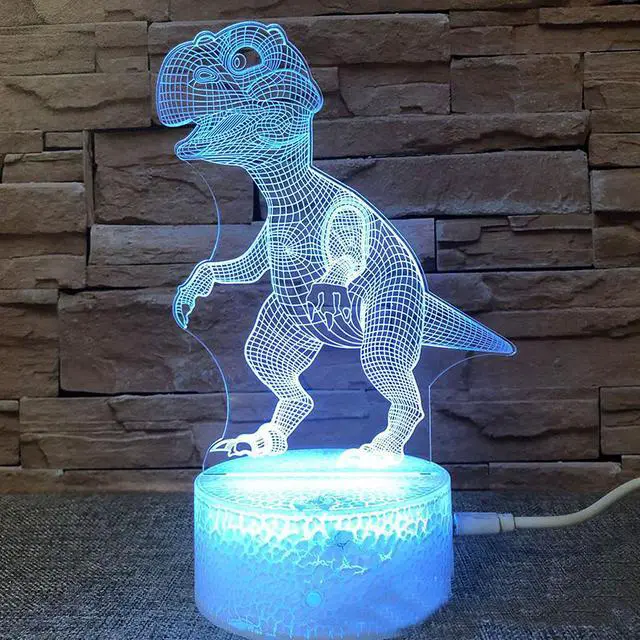 Main image of Weastlinks Jurassic World Dinosaure 3d Led Lamp For Bedroom Night Lights Figure Avatar Room Decor Children's Birthday Gift