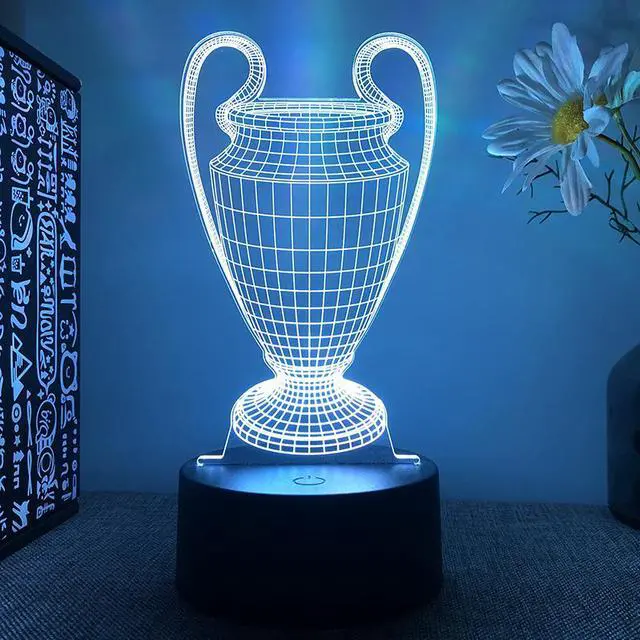 Main image of Weastlinks Prize Trophy 3d Led Lamp For Bedroom Night Lights First Place Room Decor Children's Living Room Ornament Send Students