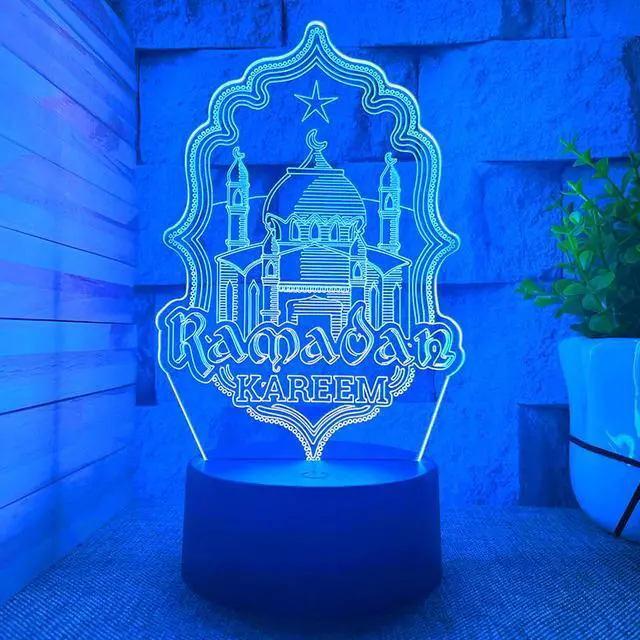 Main image of Weastlinks Ramadan decoration 2022 Veilleuse Coranique Coran Quran Koran 3d Led Lamp For Bedroom Night Lights Action Room Decor