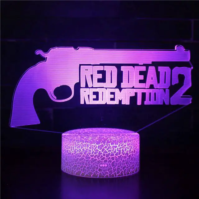Main image of Weastlinks Anime APEX Legends Hero Red Dead Redemption 2 Figure Night Light for Children 3D Acrylic LED Nightlamp Illusion Table Lamp Gifts