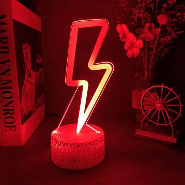 Main image of Weastlinks 3D LED Night Light Room Decor Good Vibes Dream Open Hello Flash Neon Sign Table Lamp for Home Party Wedding Decor 16 Colors