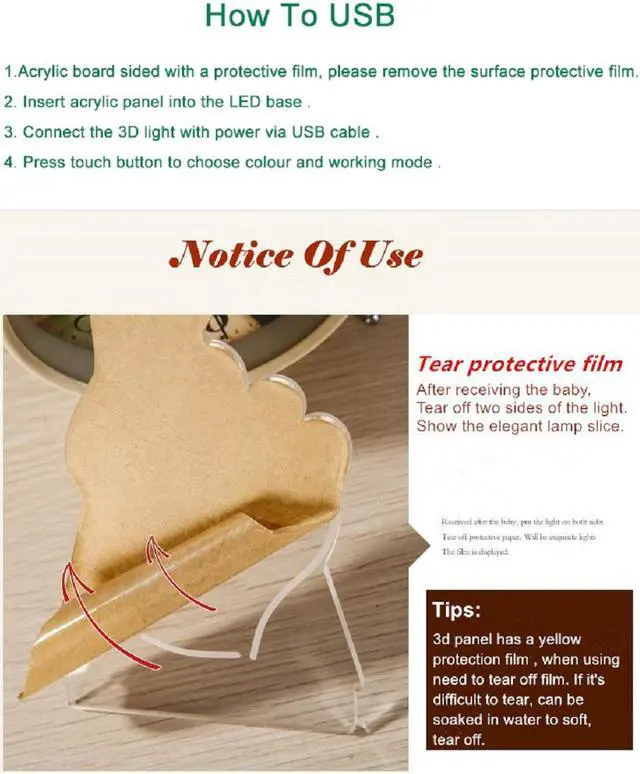 Alt view image 5 of 6 - Weastlinks Hot Game Anime M Night Light 3D Illusion Lamp LED Remote Control Light for Bedroom Decor Atmosphere Bedside Night Kids Gift