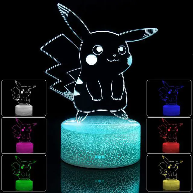 Main image of Weastlinks Hot Game Anime M Night Light 3D Illusion Lamp LED Remote Control Light for Bedroom Decor Atmosphere Bedside Night Kids Gift