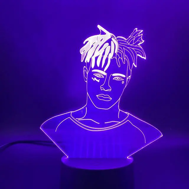 Main image of Weastlinks Johnny Hallyday Guitar Home Decoration Bright Base Remote Touch Color Changing Bedroom Nightlight Holiday Gift