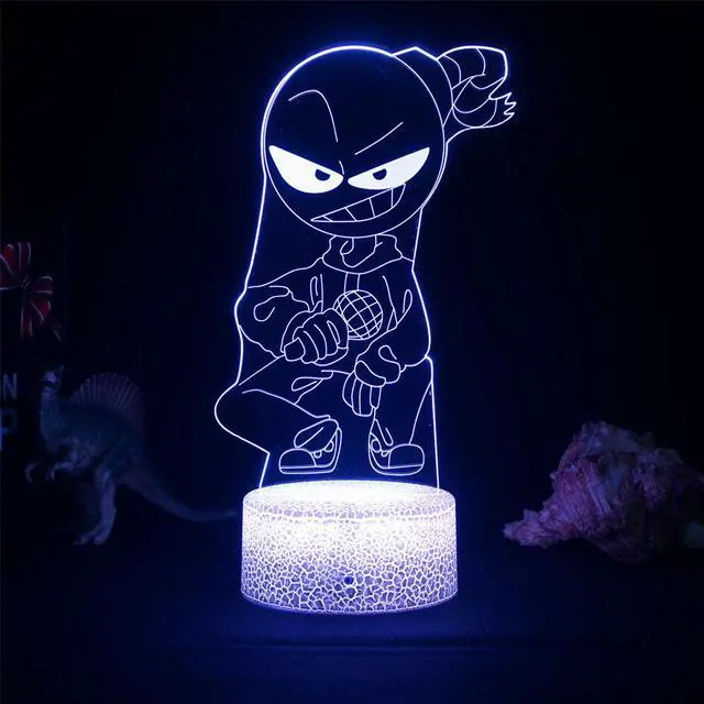 Main image of Weastlinks Friday Night Funkin Gaming Room Game Figure FNF LED Night Lights Led Panel Lights 3D Lamp Cute Room Decor Gift For Friends
