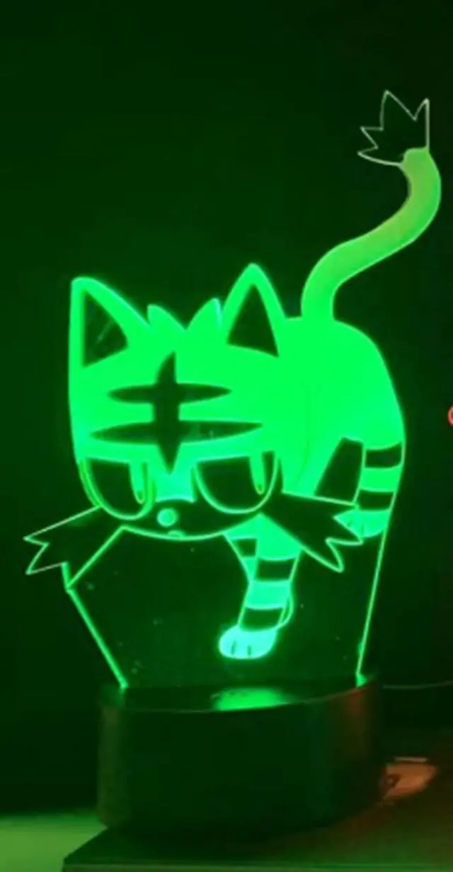 Main image of Weastlinks LED Night Lamp Touch Sensor Cat Acrylic Animal Light Colorful Child Holiday Gift Sleepping Creative Bedroom Desktop Decor Lamp