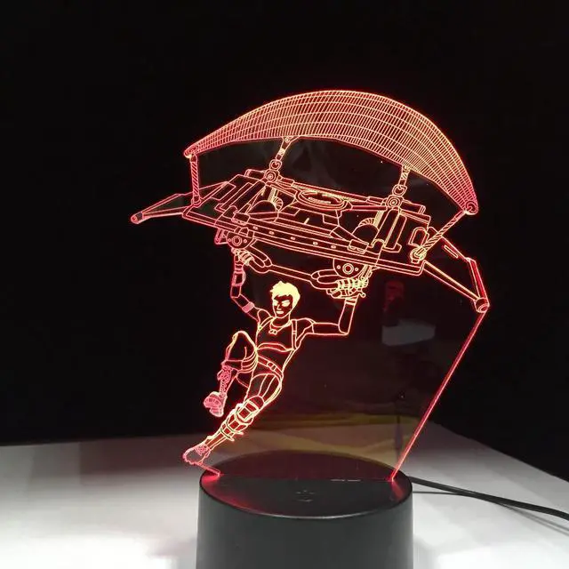 Main image of Weastlinks USB 3D Print Lamp 7 Color Change Touch Switch Bedroom Bookcase Night Light Home Decor Acrylic Light Creative Gifts
