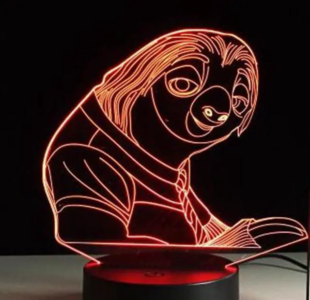 Main image of Weastlinks Cartoon Rabbit 3D lamp Optical illusion 7 colorful table Lamp LED Night Light engraved acrylic nightlight Crafts Kids