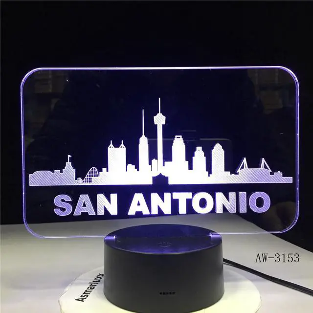 Main image of Weastlinks Statue of Liberty White House 3D Illusion Night lightTable Lamp for Kids Bedroom Decoration Nightlight LED RGB Touch Sensor Gift