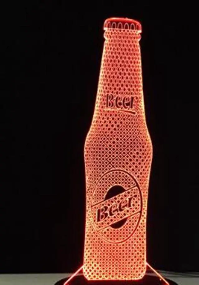 Main image of Weastlinks Twin Tower Building Tennis Racket 3D LED Lamp Touch Sensor Night Light 7 Color Changing Lamp Luminaria for Kids Bed Room Mood Lighting