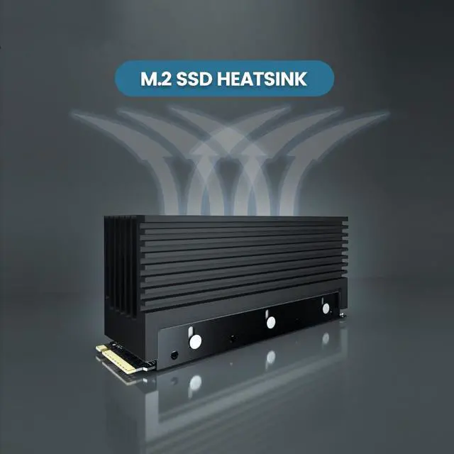 Main image of Weastlinks Cooling Warship Dust-proof Heatsink Gold Bar NVME NGFF M.2 2280 Aluminum Sheet Thermal Conductivity Silicon Wafer Cooler