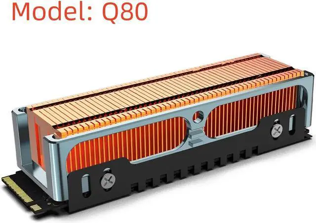 Main image of Weastlinks M.2 2280 SSD High Performance Heatsink, Copper Fins with Aluminum Frame Passive Heat Sinks