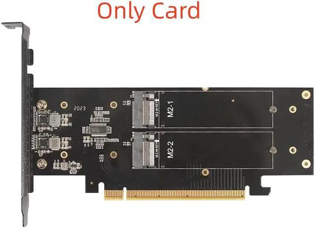 Main image of Weastlinks 4 SSD M.2 X16 PCIe 4.0 X4 Expansion Card with Heatsink, Supports 4 NVMe M.2 2280 up to 256Gbps, Support Bifurcation Raid
