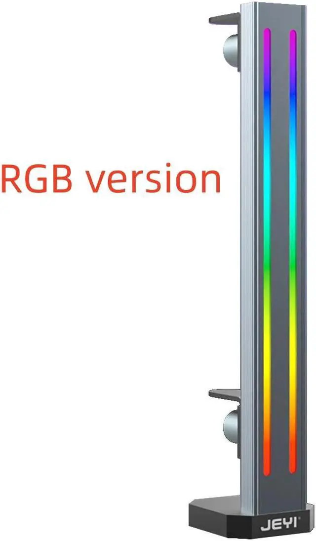 Alt view image 2 of 7 - Weastlinks RGB GPU Graphics Card Support Bracket Aluminum Alloy Video Card Holder, Built-in 5V ARGB SYNC Lamp, Adjustable Height