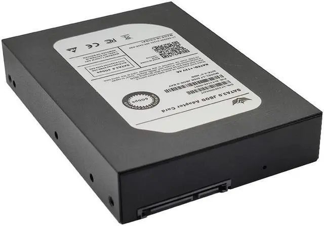 Alt view image 5 of 6 - Weastlinks Metal Case 4/5 Port B+M Key M.2 SATA SSD to 3.5" SATA3.0 6Gb JBOD Adapter Card With Enclosure Socket M2 NGFF to SATA Adapter Box