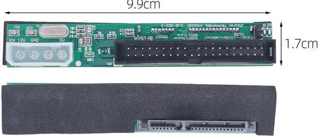 Alt view image 7 of 7 - Weastlinks SATA to IDE Adapter 2.5" SATA Female to 3.5" IDE Male Converter 40 PIN Port 1.5Gbs 2.5 to 3.5 IDE Support ATA 133 100 HDD CD DVD