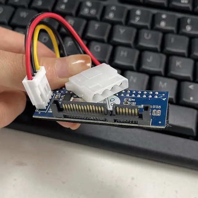 Alt view image 5 of 6 - Weastlinks IDE to SATA Adapter HDD 3.5 IDE to SATA Hard Disk Converter PATA IDE 39/40Pin to SATA 22Pin Hard Drive Connector with Data Cable