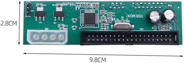 Alt view image 3 of 6 - Weastlinks SATA to IDE Adapter Interface Connector Converter Pata to Sata for 22Pin 2.5" 3.5" Serial ATA to 40pin Hard Drive HDD CD DVD-ROM