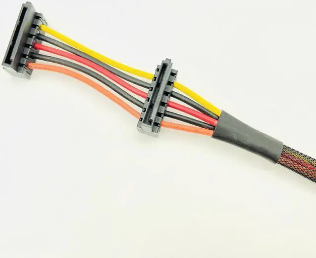 Alt view image 7 of 7 - Weastlinks HDD SSD SATA Power Cable for Dell Vostro 3668 3667 3650 SATA Hard Drive SSD Power Supply 6Pin to Dual SATA Connector Adapter NEW