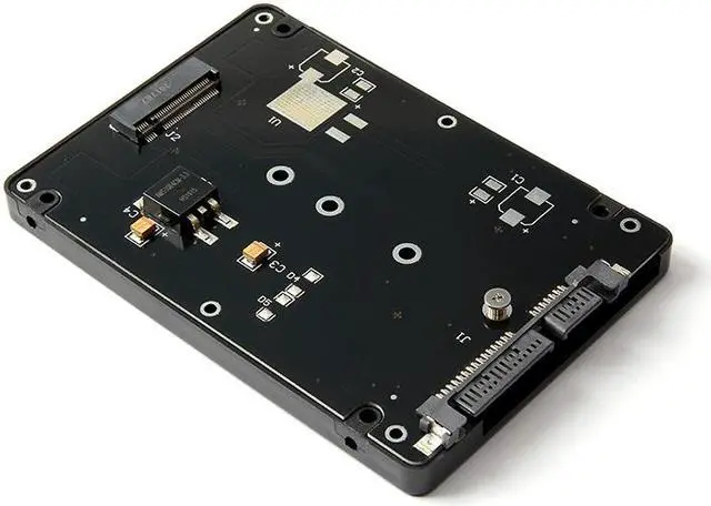 Alt view image 3 of 5 - Weastlinks M2 SATA SSD External Case 2.5inch NGFF SATA-base SSD Converter Adapter Case B+M Key Socket 2 M.2 SATA Adapter Card For E431 E531